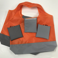 Sac de courses pliable réutilisable avec logo personnalisé XIYI, ouverture supérieure, portable, écologique, recyclable, en polyester 210T, unisexe