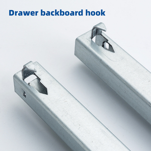 Đẩy để mở ẩn giấu ngăn kéo trượt 2-fold Kính thiên văn phía dưới gắn Ngăn kéo trượt - Product Image 5