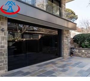 ZHTDOORS Estructura robusta y práctica Espejo Avance Puertas de garaje de vidrio para hogares 8x8 - Product Image 4