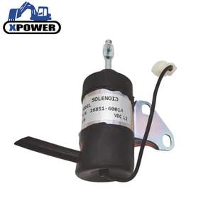 Pièces pour chargeuses sur chenilles : Solénoïde d'arrêt de carburant 6670776 16851-60014 16851-60010 7475471 pour MT50 MT52 - Product Image 1