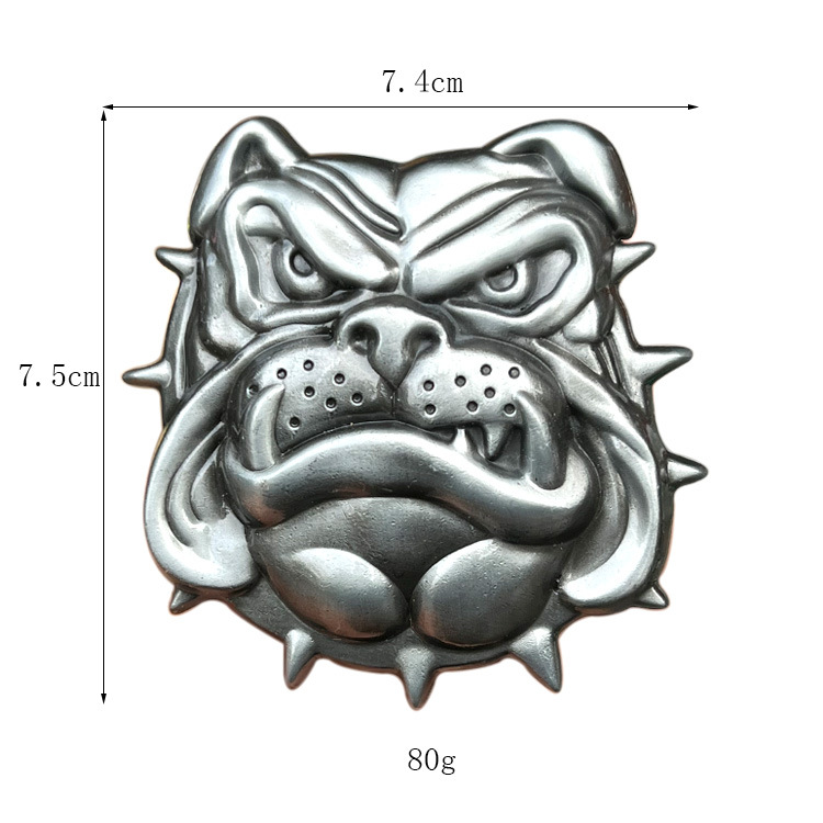 vintage ブルドッグ　バングル Vintage Bulldog Dog Head Belt Buckle - Fashion Zinc Alloy