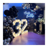 Nouvelle Décoration de Fête Événementielle Lettres Lumineuses Enseigne Lumineuse Tableau Lumineux Logo pour Anniversaire