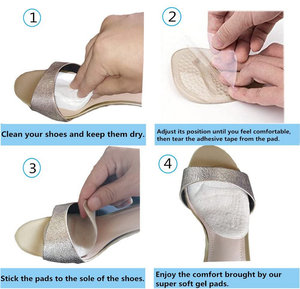 Shoe <strong>Insole</strong> Gel Toe Pad Forefoot Shoes Cushion Women High Heel <strong>Half</strong> <strong>Insole</strong> - Product Image 5