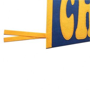 Cheap Custom Size Portable Polyester Felt Pennant Flags & <b>Banners</b> for Party School Home Use - Product Image 4
