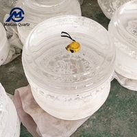 Traitement en gros de lingots de quartz de haute qualité pour lentilles optiques