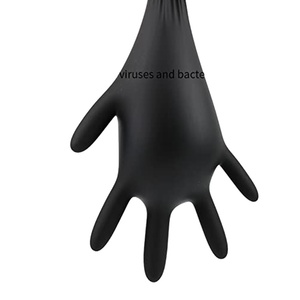 9 Inch Latex Free Nitrile Gloves Waterproof Disposable Gloves for Tattoo Shops and Permanent Makeup - Product Image 1