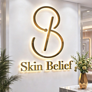 Lettere in Acrilico Tagliate al <span class=keywords><strong>Laser</strong></span>, Insegna Personalizzata per Logo Aziendale e Segnaletica Reception, Insegna per Salone - Product Image 1