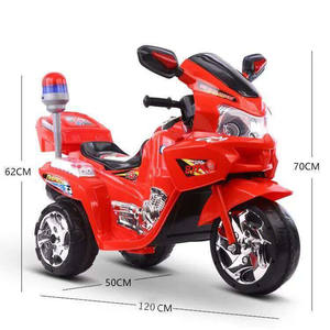 电动可充电<span class=keywords><strong>3</strong></span>轮塑料玩具儿童摩托车2-6年新条件MP3功能带电池电源的汽车玩具 - Product Image 3