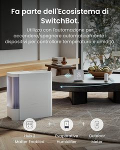 Датчик влажности и температуры SwitchBot IP65 для помещений и улицы, с функцией измерения точки росы/VPD/абсолютной влажности, модель W3400012 с функцией хранения данных на внешнем накопителе - Product Image 6