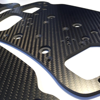 Plaque de volant de course RJX Custom 100% en fibre de carbone Sim