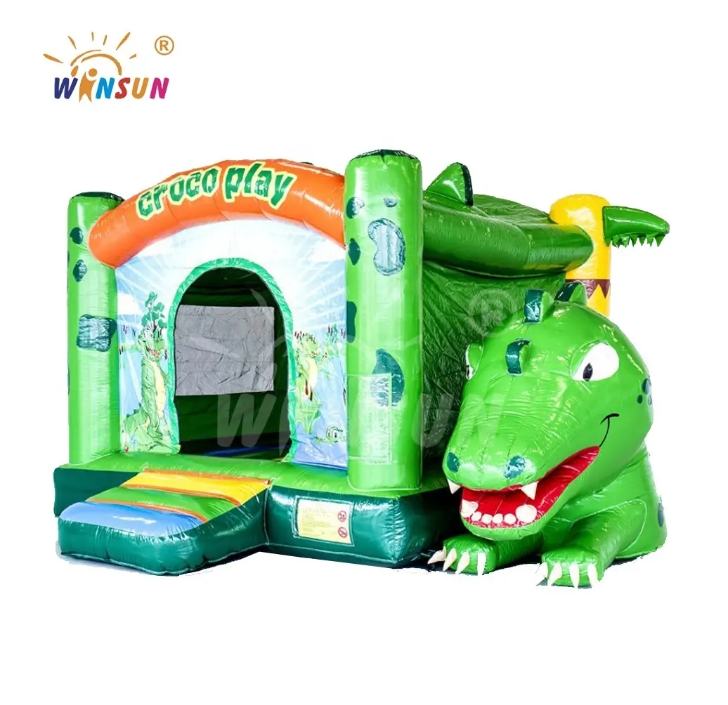 Castle jumping inflatable, inflatable bouncer castle,crocodile inflatable castle