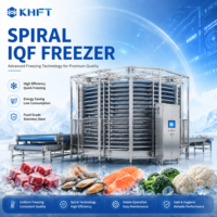 KHFT Vriesfruitverwerkingslijn Machines Fruit en Groente IQF Diepvriesvoedsel Productielijn 2 Ton IQF Tunnelvriezer