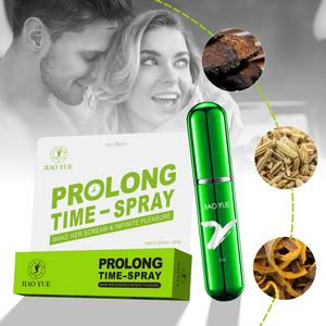 JIAOYUE <span class=keywords><strong>Spray</strong></span> retardateur à base de plantes hautement <span class=keywords><strong>efficace</strong></span> pour hommes, doux et non irritant, aide à contrôler la sensibilité - 5 ml. - Product Image 1