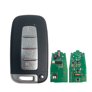 Llave de coche de Control remoto de entrada sin llave sin cortar de 3 botones de repuesto para Hyundai I20 I30 <span class=keywords><strong>I35</strong></span> IX20 Mercedes Benz <span class=keywords><strong>BMW</strong></span> SY5HMFNA04 - Product Image 1