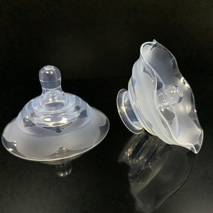 KZR Protecteur de mamelon en silicone sans BPA de qualité alimentaire pour l'<span class=keywords><strong>allaitement</strong></span> de 0 à 12 mois, lot de 2 - Product Image 5