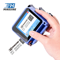 Mini imprimante à jet d'encre portable automatique Résolution 600dpi Encre à séchage rapide Code Dater portable avec garantie d'un an
