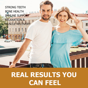 Complément de Vitamines D3 K2 et Magnésium de Qualité Supérieure pour la Santé Osseuse – Favorise des Dents Fortes et un Meilleur Sommeil – Gélules Molles - Product Image 4