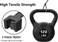 Attaches en nylon noir de 7,6 * 450 mm, 100 pièces, 18 pouces, résistance à la traction de 120 livres, autobloquantes, robustes, résistantes aux UV, attaches pour câbles
