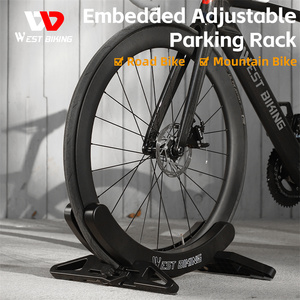 WEST BIKING-Estante de estacionamiento para bicicleta de montaña, soporte de estacionamiento para bicicleta de carretera ajustable, estante de estacionamiento sólido duradero para bicicleta - Product Image 6