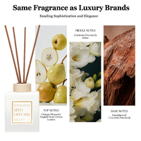 Diffuseur de parfum Mulan personnalisable avec votre logo, Oud Agarwood, longue durée, élimine les odeurs, aromathérapie, 100 ml