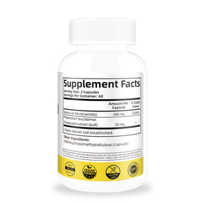 Suplemento Nutracéutico Avanzado para la Salud de la Piel con Nicotinamida Antioxidante, 120 Cápsulas - Product Image 4