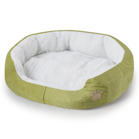 Coussin pour animaux de compagnie en peluche chaude, vente en gros d'usine, lit doux pour chiens et chats