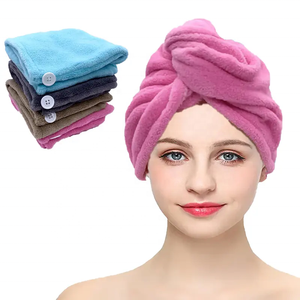 Spa double épaisseur <span class=keywords><strong>bambou</strong></span> charbon microfibre turban coiffure à séchage rapide <span class=keywords><strong>serviette</strong></span> enveloppement pour <span class=keywords><strong>cheveux</strong></span> <span class=keywords><strong>bouclés</strong></span> <span class=keywords><strong>serviette</strong></span> - Product Image 1