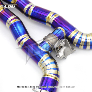 BOSKA 1 Valvetronic Catback Exhaust <strong>Pipe</strong> for Mercedes-Benz <strong>C63</strong>/C63S AMG W205 4.0T 2015-2023 Titanium Valvetronic Exhaust System - Product Image 5