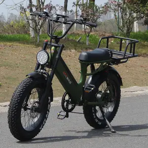 도매 높은 전력 ebike 750w 전기 산악 자전거 24 26 지방 타이어 자전거 바나나 좌석 ebike