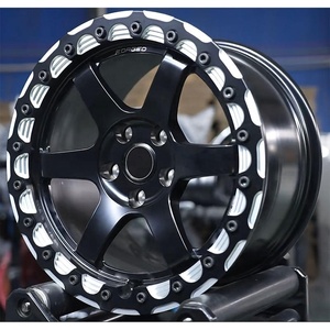 ล้อแม็กซ์ LZT-2727 Beadlock <span class=keywords><strong>ขอบ</strong></span> Volk Racing ขนาด 17 18 19 นิ้ว 5x120 5x1143 5x112 รุ่น <span class=keywords><strong>Te37</strong></span> สำหรับรถยนต์ NISSAN BMW Rays GTR - Product Image 1