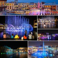 Sistema de Fuente de Agua Danzante para Espectáculos, Diseño Impresionante, Óptimo para Decoración de Centros Comerciales, Ciudades, Festivales y Eventos en Egipto, en Acero Inoxidable