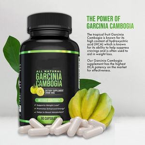 Les capsules d'extrait de Garcinia Cambogia de régime rapide naturel réduisent le stress suppriment l'appétit et réduisent l'apport calorique - Product Image 4