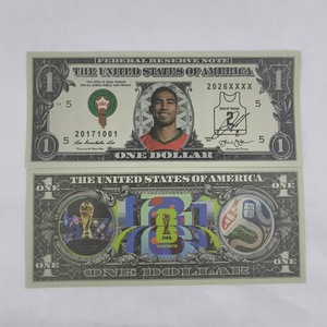 2026 para la <span class=keywords><strong>serie</strong></span> EE. UU., Canadá, México: Billetes conmemorativos coleccionables de 42 equipos, modelo CM-sjb, venta al por mayor de fábrica. - Product Image 4