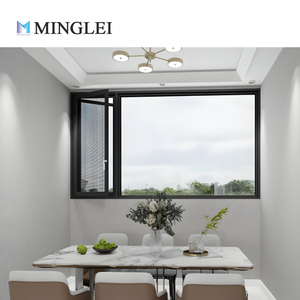 Phá vỡ nhiệt đôi kính Giá cửa sổ nhôm cửa sổ nhà với vỉ nướng và lưới chống muỗi - Product Image 2