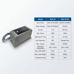 Kit d'ouvre-<span class=keywords><strong>portail</strong></span> à <span class=keywords><strong>bras</strong></span> <span class=keywords><strong>articulé</strong></span> double pour <span class=keywords><strong>portail</strong></span> battant, système de motorisation automatique fiable pour portails résidentiels - Product Image 2