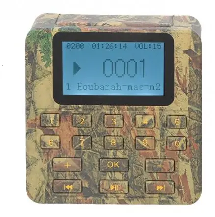 100watt MP3 Bird Player Caller Hunting Decoy Quail Sounds Song Free Download Bird Caller Audio Devices with Large LCD Display