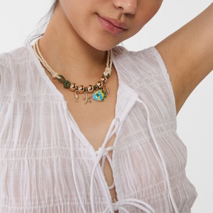 สร้อยคอเชือกสแตนเลสชุบทองสานด้วยมือ สไตล์พุทธศาสนา สำหรับผู้หญิง ใส่ในช่วงฤดูร้อน วันหยุด หรือทำเป็นจี้ DIY ดีไซน์โดดเด่น - Product Image 2