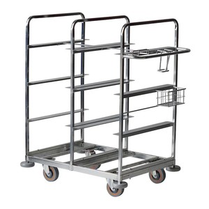Hot Sell Warehouse Heavy Duty Strudy con mango extraíble Warehouse Tools Bin Cart - Product Image 2