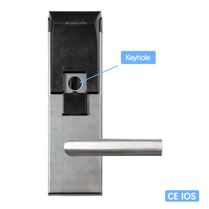 קלאסי נעילת מלון נירוסטה קלאסי עם תוכנה לניהול מערכת מלון כרטיס דלת מנעול חכם - Product Image 4