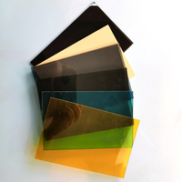 Panneaux en polycarbonate solide transparents, résistants aux rayures, revêtus d'un revêtement dur / Feuille de polycarbonate solide en PC