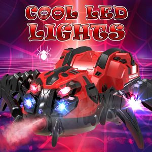 Juguete de Moda en Tiktok, Robot Acrobático a Control Remoto de 2.4 GHz, Robot Araña con Spray, Música Realista y Luces para Niños - Product Image 2