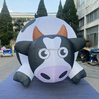 Jenor-Mignon Gros Animaux Gonflables Mouton/Cochon/Vache/Âne pour Événement à Thème