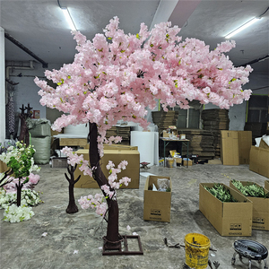 Cao Mô Phỏng Hoa Anh Đào Cây Màu Hồng Giả Cong Thân Cây Nhân Tạo Hoa Anh Đào Cây 2M 2.5M Cho Đám Cưới Ngoài Trời Trang Trí Nội Thất - Product Image 1