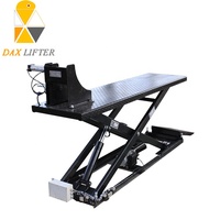 Plateforme de levage hydraulique portable pour moto certifiée CE, vérin ciseaux, plateforme de réparation, élévateur de moto d'atelier, hauteur réglable
