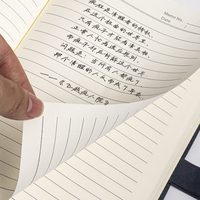 Carnet de notes A5 personnalisable en cuir PU souple de qualité supérieure avec fermeture magnétique métallique pour réunions de bureau ou cadeau d'entreprise