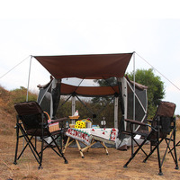 Tente dôme de Camping à boule en caoutchouc, étanche, Portable, Semi-automatique