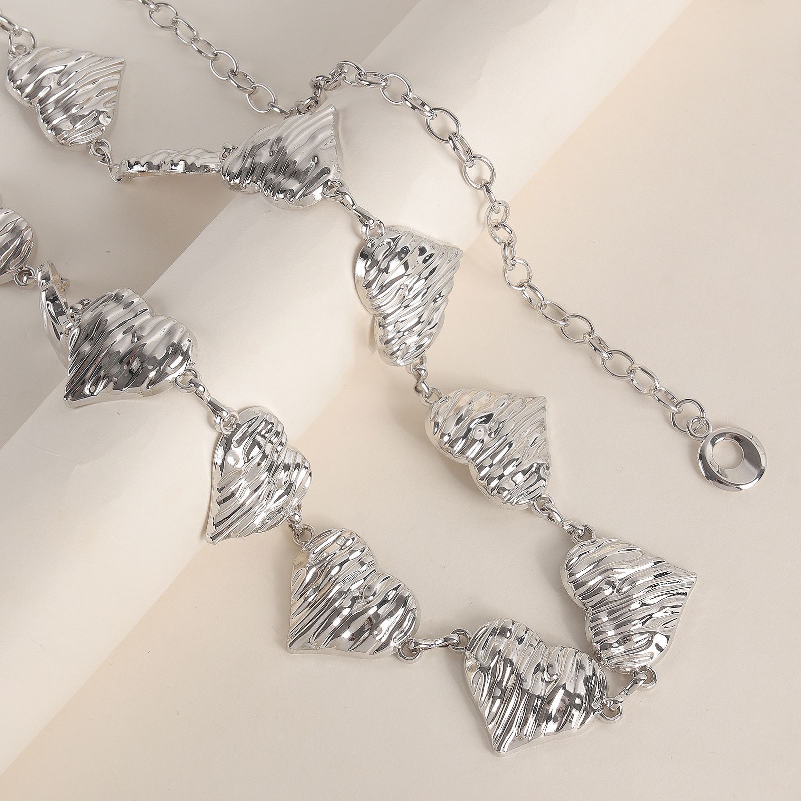 Irregular Waist Silver Chain Belt Women Bling Fashion Narrow Fine Belt Hip Waist Silver Metal  main image 2