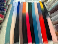 DELACE usine en gros dernière robe tissu de tulle coloré avec des costumes de performance dégradé de couleur tulle maille dentelle tissu