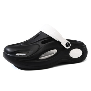 Men's Summer <b>Clogs</b> Thick EVA Anti Slip Breathable Outdoor Sandals With Closure - Product Image 4