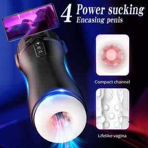 เครื่องช่วยตัวเองสำหรับผู้ชายถ้วยบนเครื่องบินของแมวการออกเสียงแบบดูดอัตโนมัติอัตโนมัติอัจฉริยะ - Product Image 4